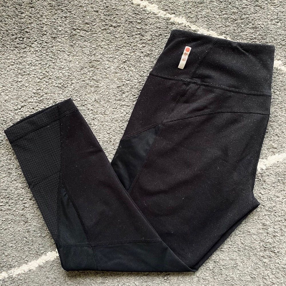 Zella Cropped Mesh Leggings